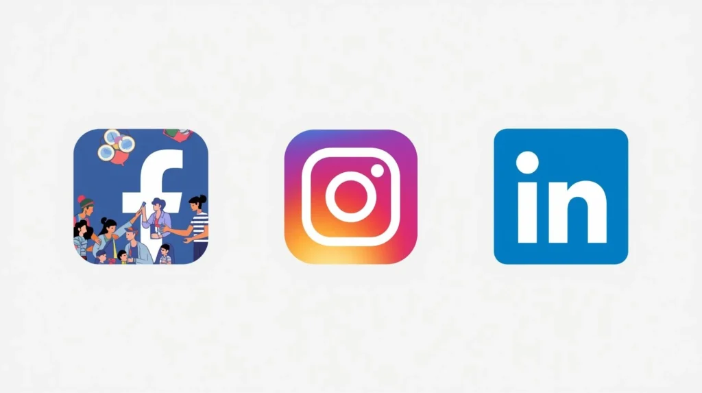 Facebook vs Instagram vs LinkedIn
